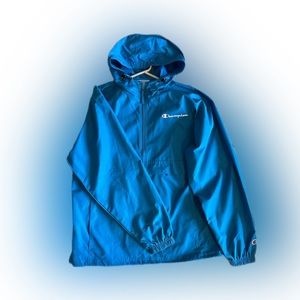 Champion Blue Windbreaker NWOT